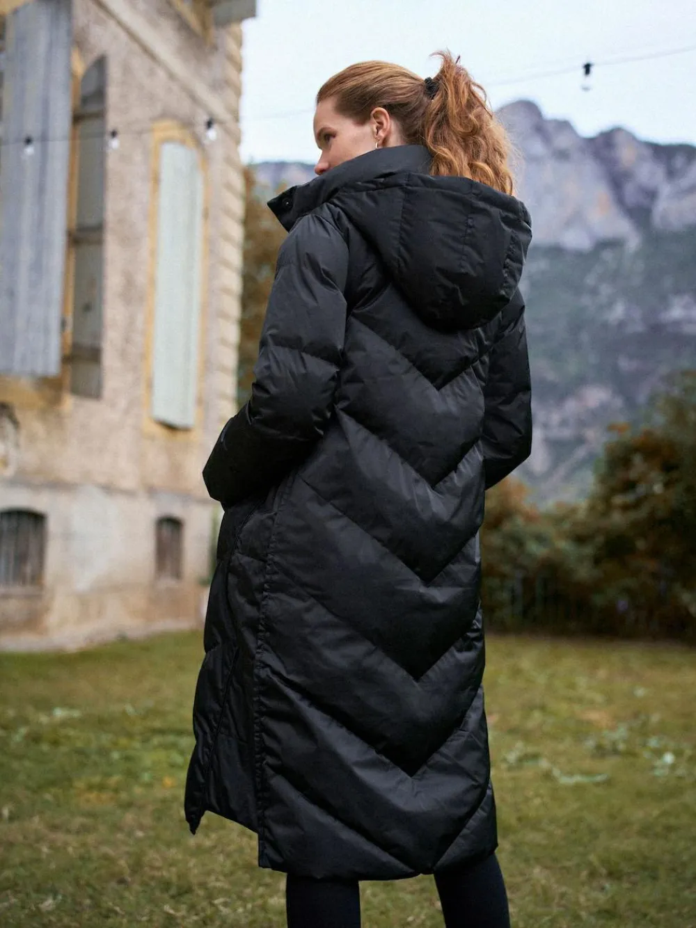 Best Seraphine Long 3-In-1 Maternity & Babywearing Puffa Coat Black