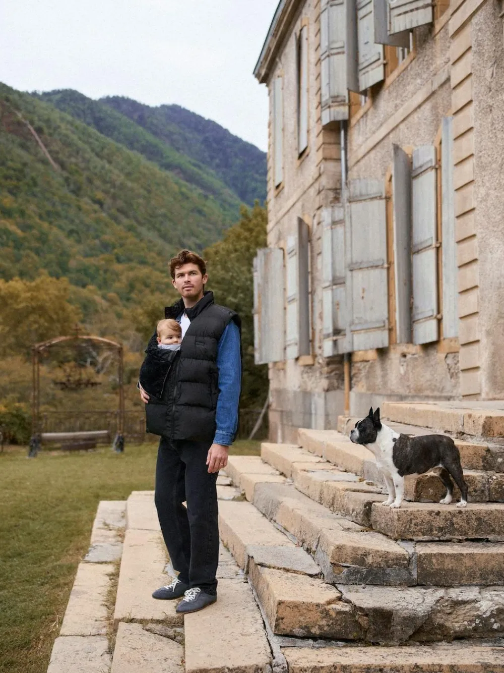 Best Seraphine Black Mens Babywearing Gilet