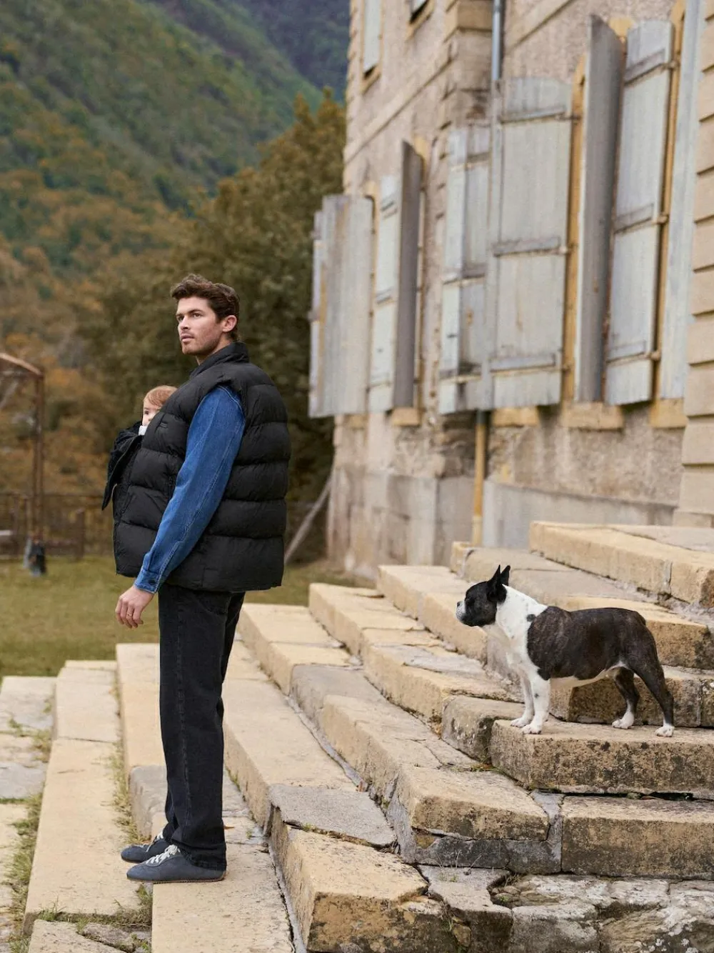 Best Seraphine Black Mens Babywearing Gilet