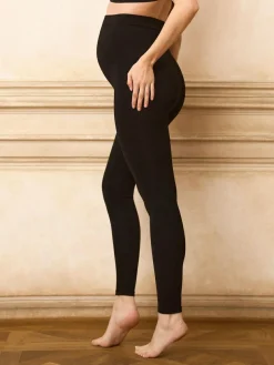 Seraphine Black Soft Bamboo Maternity Leggings^Women Loungewear