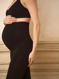 Seraphine Black Soft Bamboo Maternity Leggings^Women Loungewear