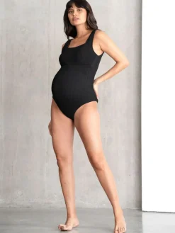 Seraphine Textured Maternity Swimsuit^Women Swimwear