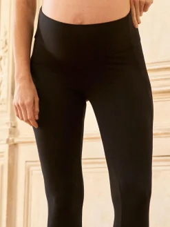 Online Seraphine Black Underbump Maternity Thermal Leggings