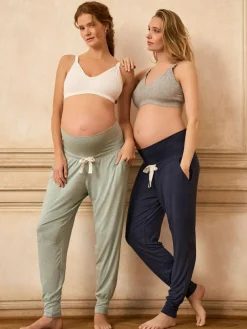 New Seraphine Maternity Loungewear Trousers 2 Pack Blue