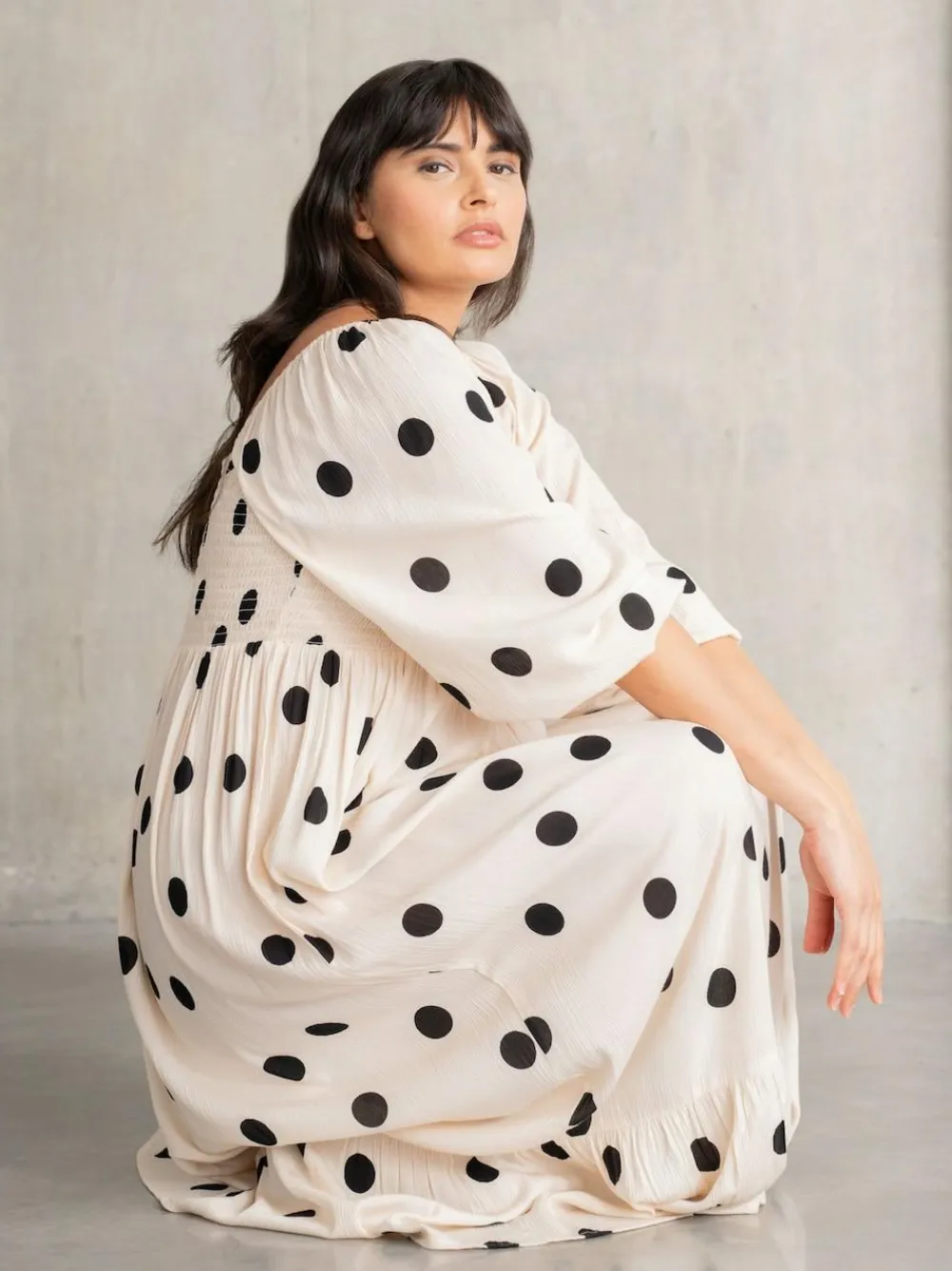 Seraphine Cream Maternity Maxi Dress^Women Maxi Dresses