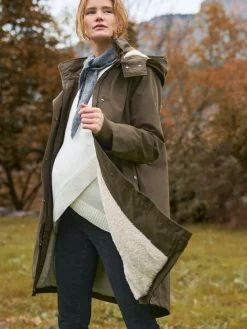 Seraphine 3 in 1 Maternity & Babywearing Parka with Borg Lining^Women Coats & Jackets|Coats & Jackets