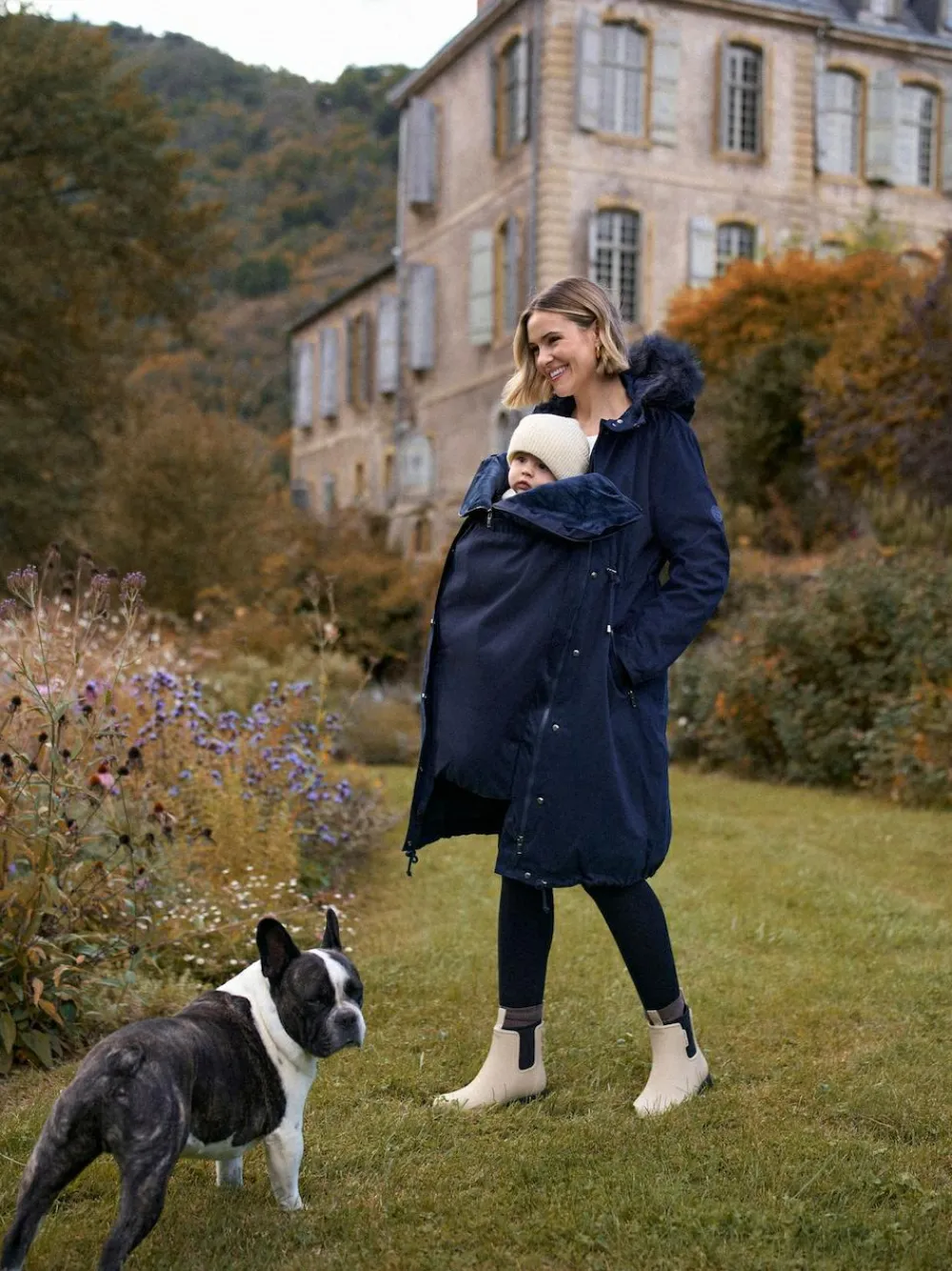 Seraphine Navy Blue Premium Sub-Zero Down Filled 3-In-1 Maternity & Babywearing Parka^Women Coats & Jackets|Coats & Jackets