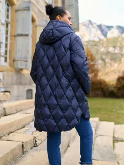 Seraphine Navy Lightweight Quilted 3 in 1 Maternity & Babywearing Coat^Women Coats & Jackets|Coats & Jackets