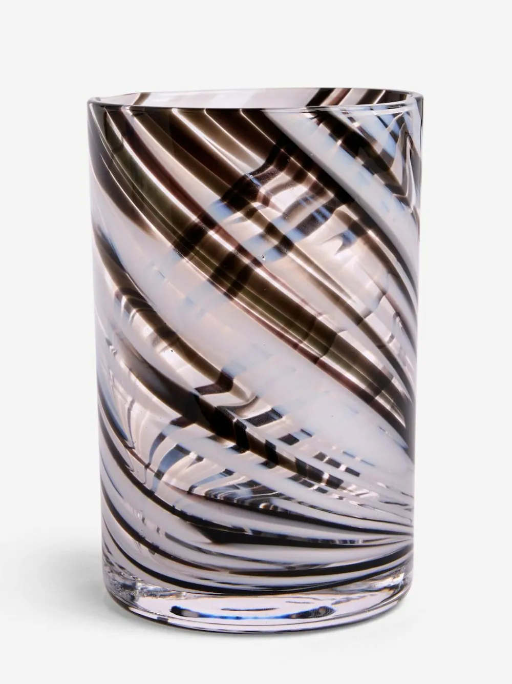 Discount Next Set of 2 Black Confetti Swirl Tumbler Glasses