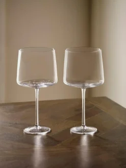 Next Set of 2 Clear Angular Gin Glasses^ Glassware