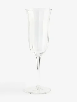 Next Set of 4 Clear Sadie Scallop Champagne Flutes^ Glassware