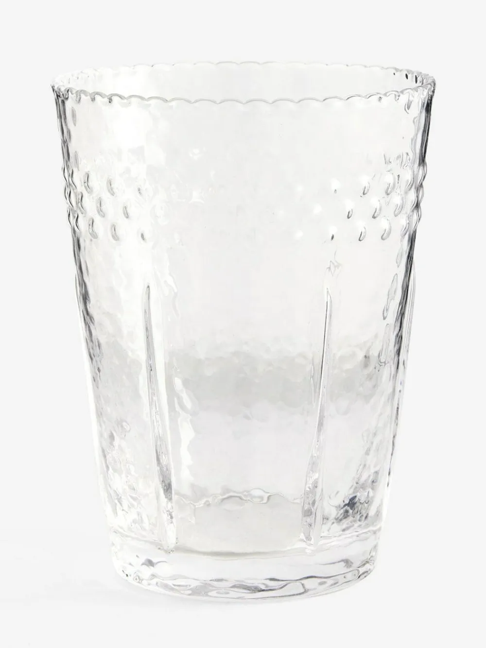 Best Next Set of 4 Clear Scallop Tumbler Glasses