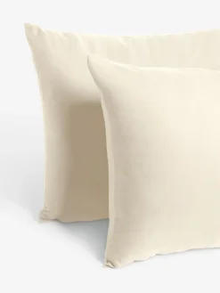 Next Set of 2 Cream Non Iron Simply Soft Housewife Pillowcases^ Bedsheets & Pillow Cases
