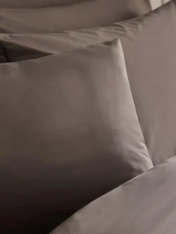 Sale Next Set of 2 Dark Natural Cotton Rich Pillowcases
