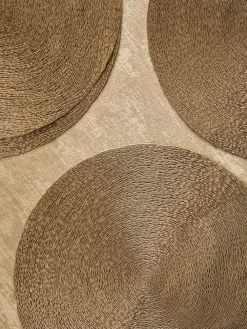 Online Next Set of 4 Wipe Clean PVC Placemats Gold