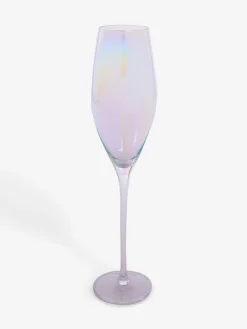 Next Set of 4 Iridescent Vienna Crystal Champagne Flutes