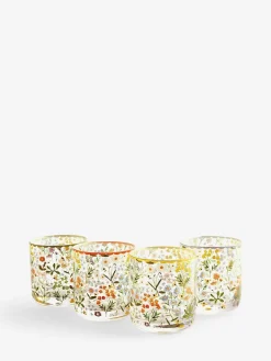 Next Set of 4 Multi Maisie Floral Tumbler Glasses^ Glassware