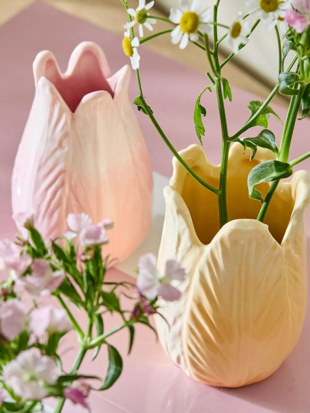 Hot Next Set of 3 Multi Mini 3D Flower Vases