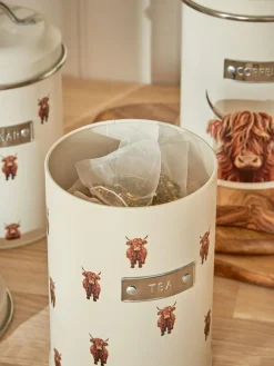 Outlet Next Set of 3 Natural Hamish Badge Storage Jars