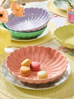 Next Set of 4 Pastel Flower Pasta Bowls^ Dinner Sets & Pasta Bowls