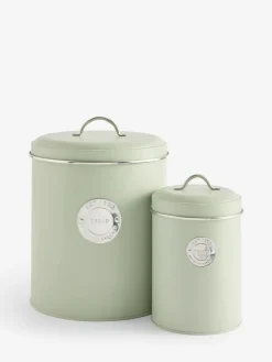Next Set of 3 Badge Set of 2 Storage Jars^ Storage & Organisation