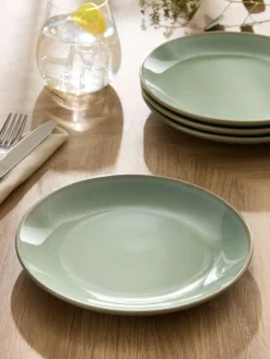 Hot Next Set of 4 Sage Green Hampton Side Plates