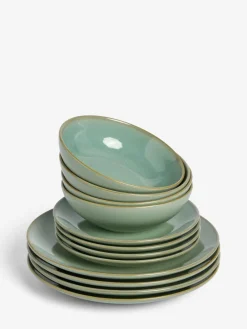 Hot Next Set of 4 Sage Green Hampton Side Plates