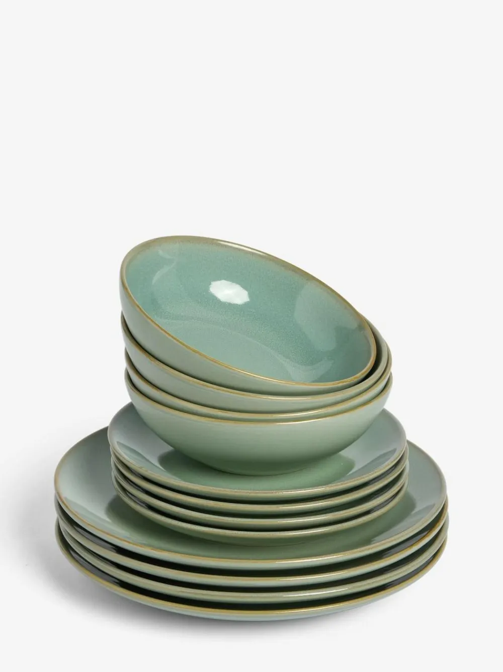 Hot Next Set of 4 Sage Green Hampton Side Plates
