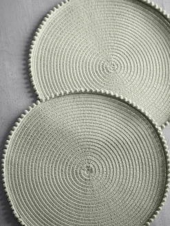 Next Set of 4 Pom Pom Placemats^ Table Linen, Placemats & Coasters