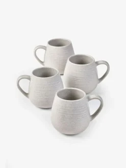 Clearance Next Set of 4 Kya Mugs Stone