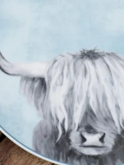 Next Set of 4 Teal Blue Hamish Side Plates^ Dinner Sets & Pasta Bowls