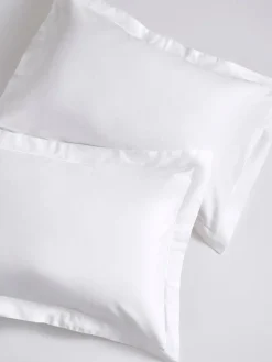 Clearance Next Set of 2 White 300 Thread Count Collection Luxe 100% Cotton Pillowcases