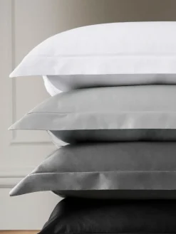 Clearance Next Set of 2 White 300 Thread Count Collection Luxe 100% Cotton Pillowcases