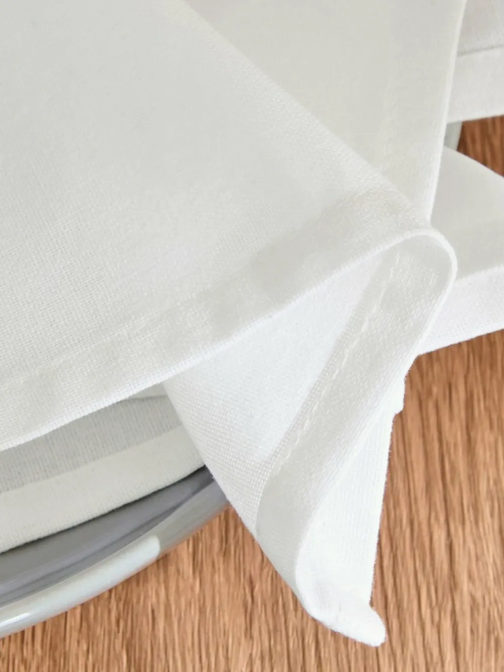 Next Set of 4 White Cotton Napkins