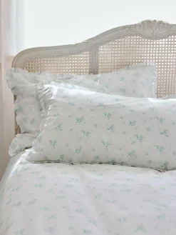 New Shabby Chic by Rachel Ashwell® Rosabelle Petite Ruffle 200 Thread Count Pillowcase Set of 2 Blue
