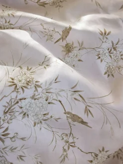 Shabby Chic by Rachel Ashwell® Bird Chinoiserie Floral Petite Ruffle Duvet Cover and Pillowcase Set^ Childrens Bedding|Branded Bedlinen