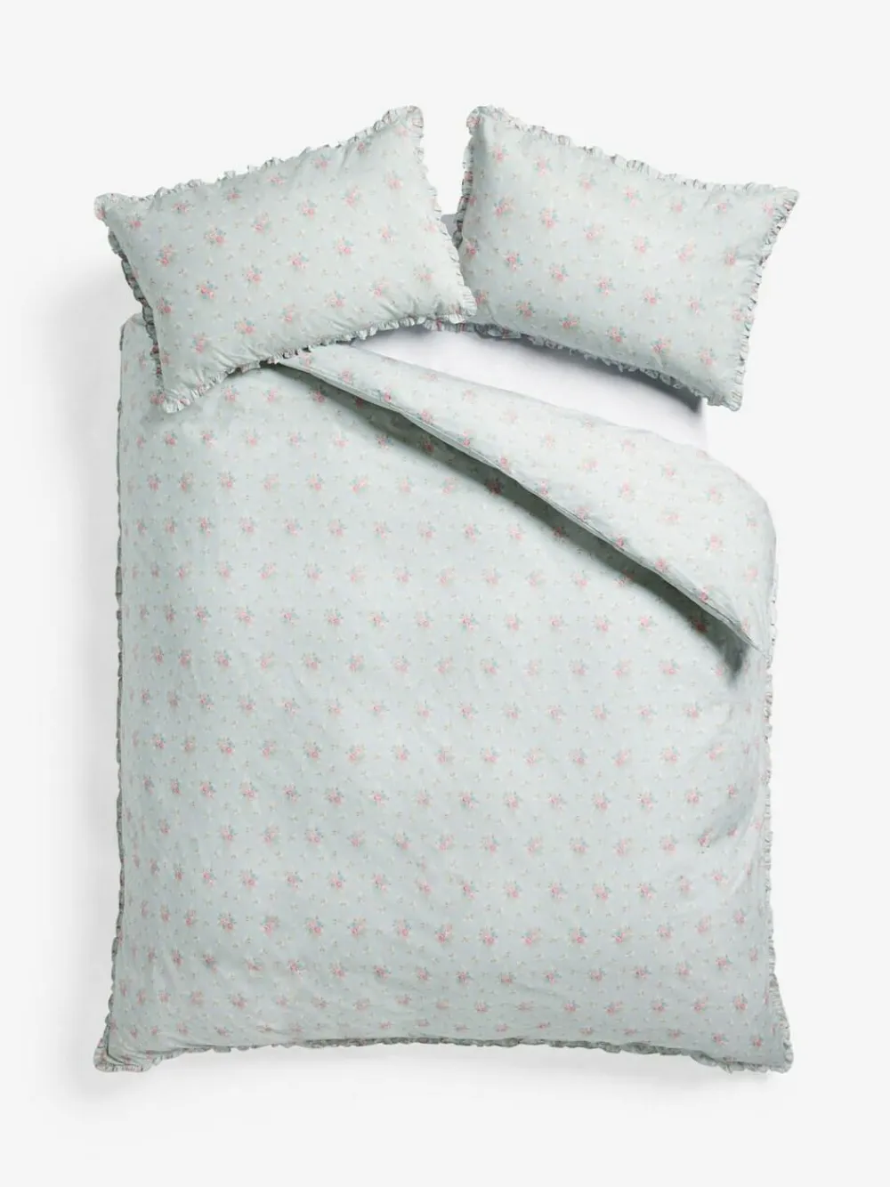 Shabby Chic by Rachel Ashwell® Anastasia Ditsy Floral Petite Ruffle Duvet Cover and Pillowcase Set^ Bedsets & Duvet Covers|Childrens Bedding