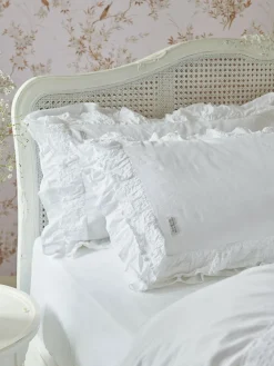 Clearance Shabby Chic by Rachel Ashwell® Set of 2 Broderie Anglaise Ruffle Count Pillowcases White