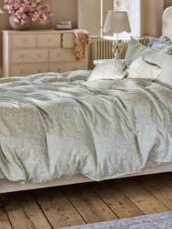 Clearance Shabby Chic by Rachel Ashwell® Flat Piped 200 Thread Count Duvet Cover and Pillowcase Set Vintage Ditsy Sage