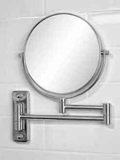 Showerdrape Chrome Lindos Extendable Shaving Mirror^ Mirrors