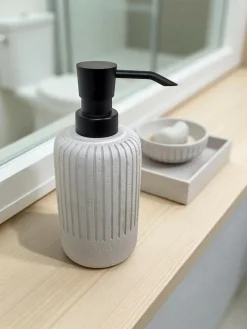 Showerdrape Grey Alexandria Concrete Set of 4 Bathroom Accessory Set^ Bathroom Accessories