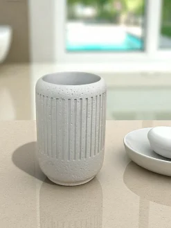 Showerdrape Grey Alexandria Concrete Set of 4 Bathroom Accessory Set^ Bathroom Accessories