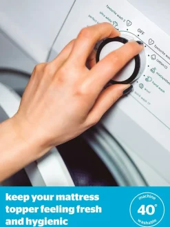 Outlet Silentnight White Airmax 500 5cm Mattress Topper