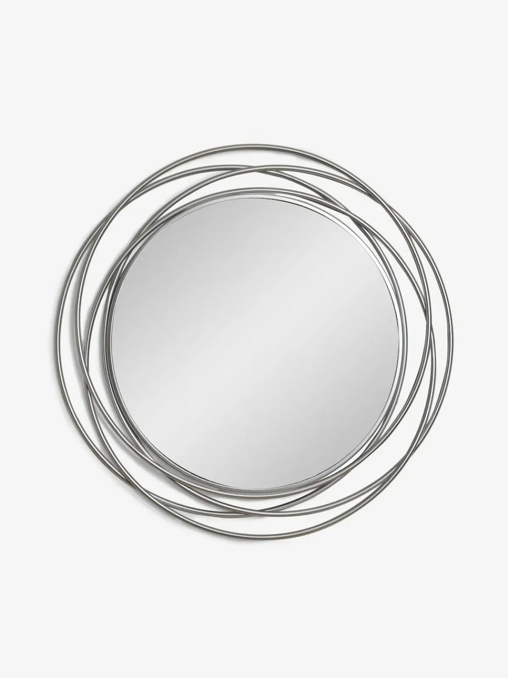 Sale Next Contemporary Wire 60cm Wall Mirror Silver