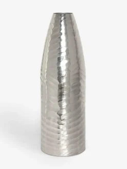 Next Silver Extra Large Metal Textured Vase^ Vases