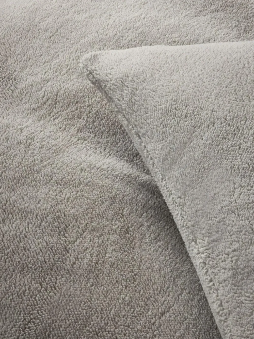 Sale Next Silver Grey Teddy Fleece Duvet Cover and Pillowcase Set