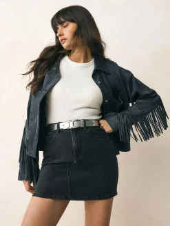 Next Regular Statement Buckle Leather Belt^Women Belts