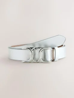 Next Regular Statement Buckle Leather Belt^Women Belts