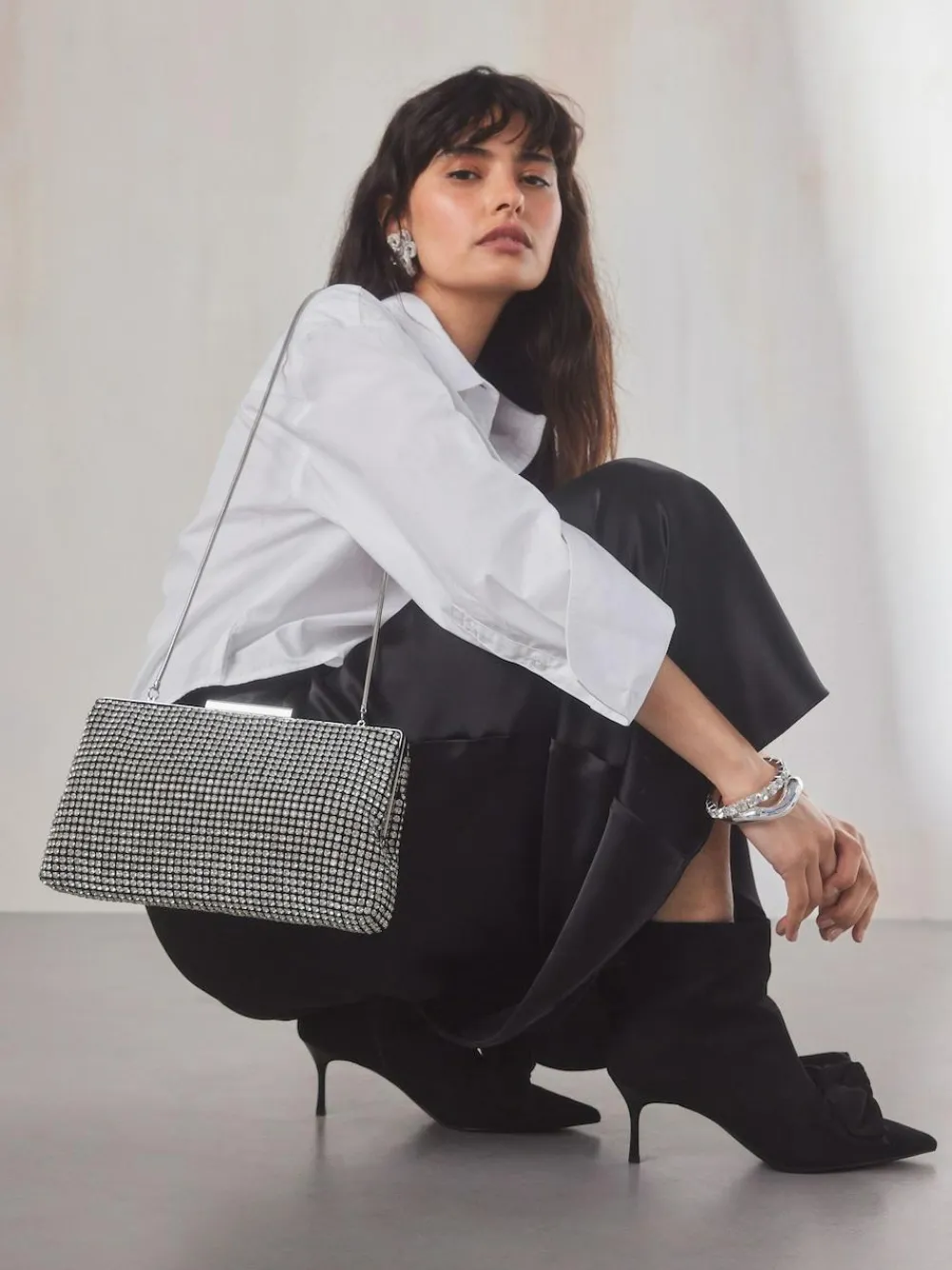 Next Sparkle Clutch Bag^Women Bags