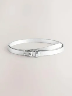 Next PU Skinny Belts 2 Pack^Women Belts